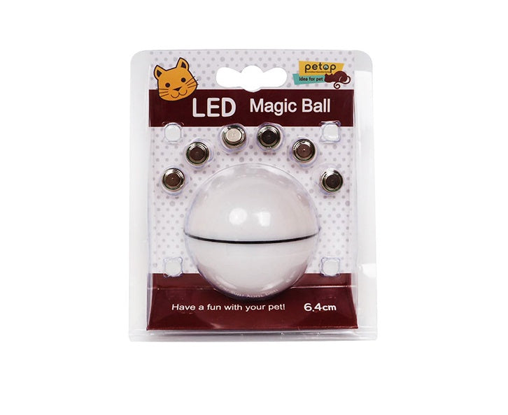 LED Laser Cat Toy Ball with Colorful Light Action