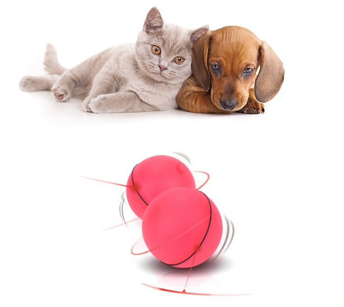 LED Laser Cat Toy Ball with Colorful Light Action