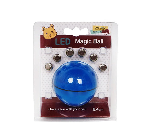 LED Laser Cat Toy Ball with Colorful Light Action