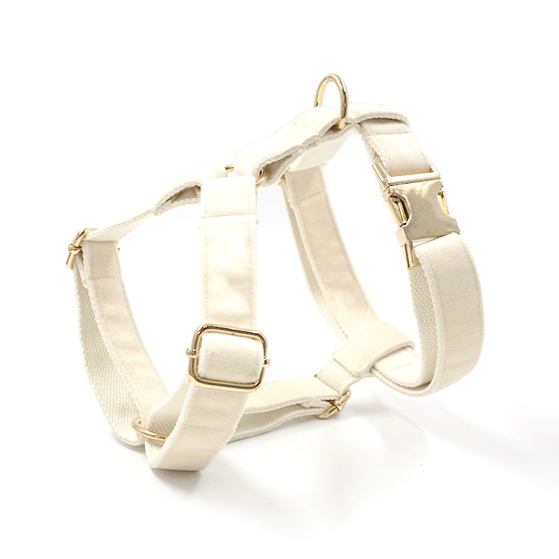 Dog Bow Tie Collar and Leash (Nude)