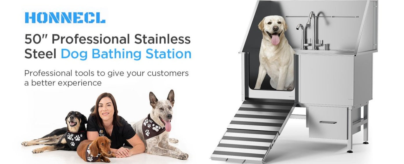 Stainless Steel Dog Bathing Table