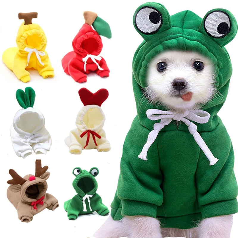 Adorable Dog Hoodie for Cozy Seasonal Style and Comfort