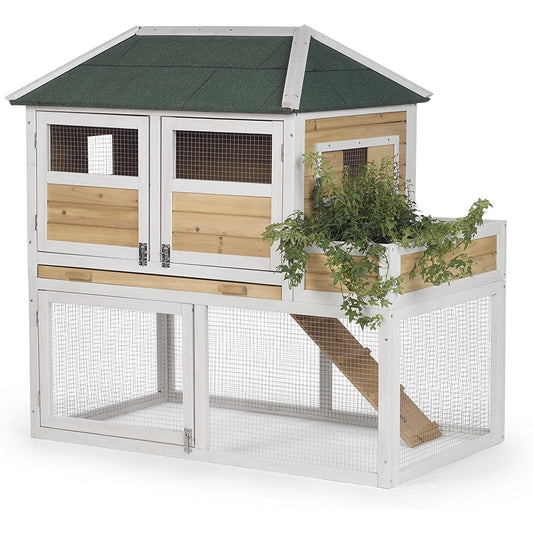 Chicken Coop with Herb Planter